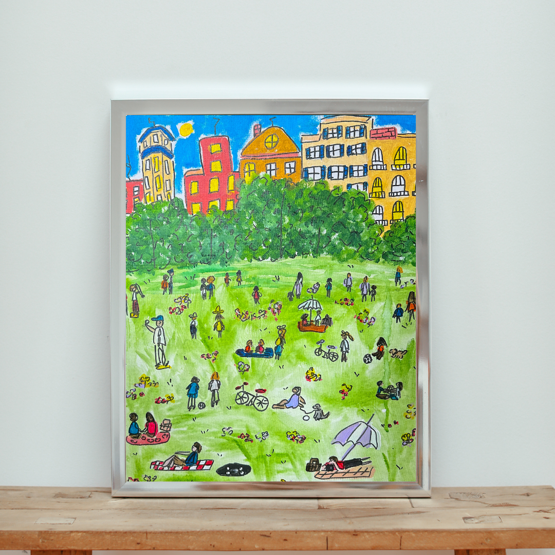 sheeps meadow art print