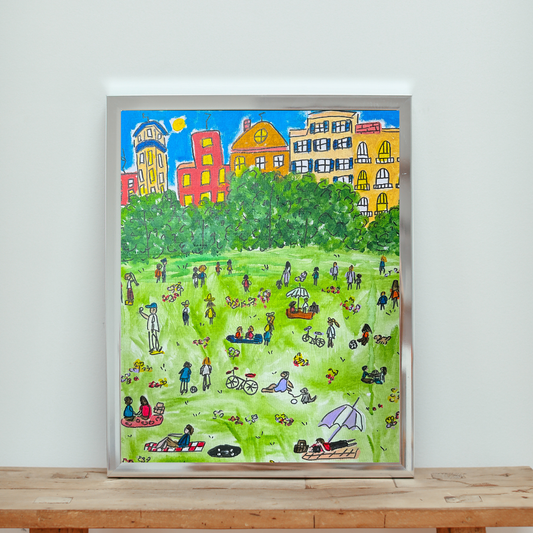 sheeps meadow art print