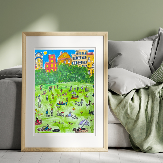 sheeps meadow art print