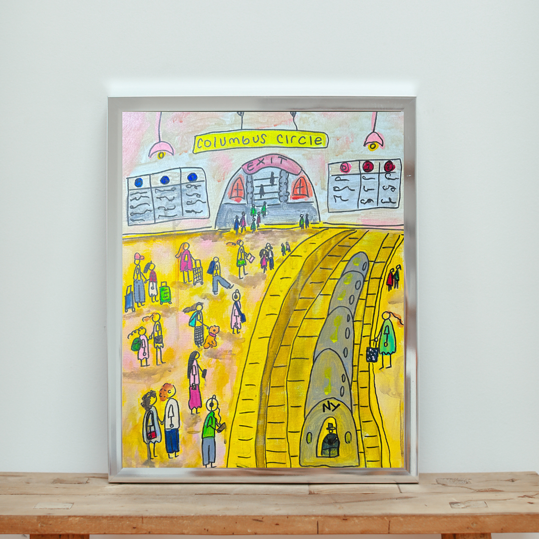 columbus circle art print