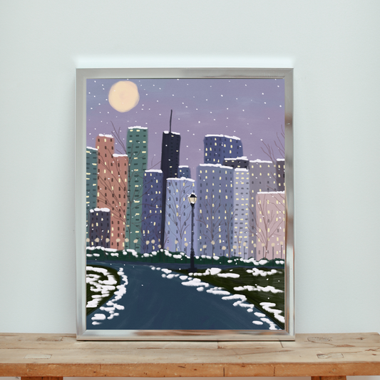 goodnight manhattan art print