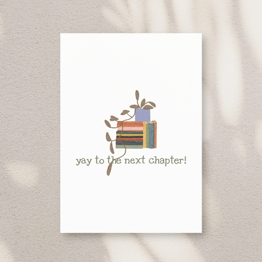 next chapter greeting card