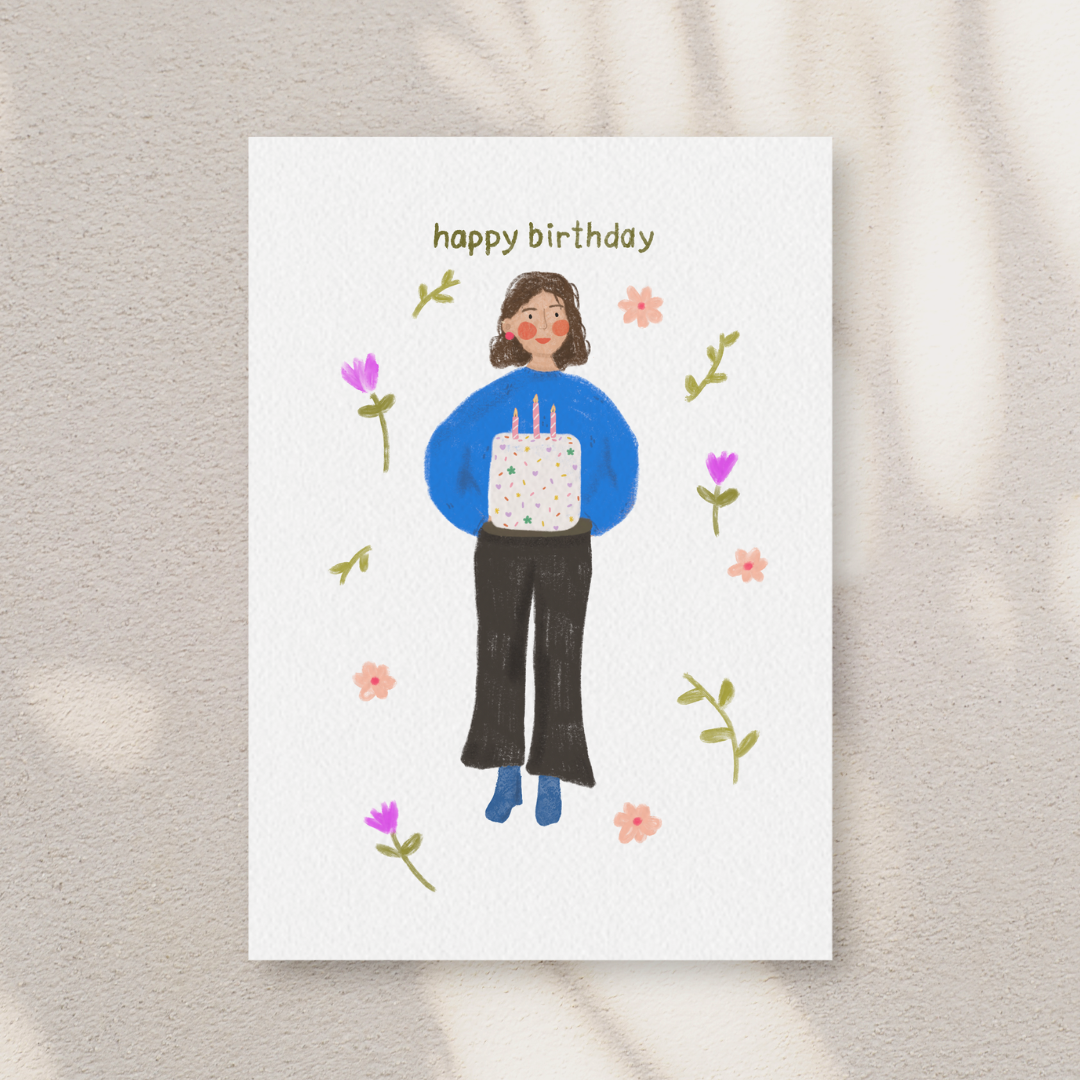 happy birthday greeting card