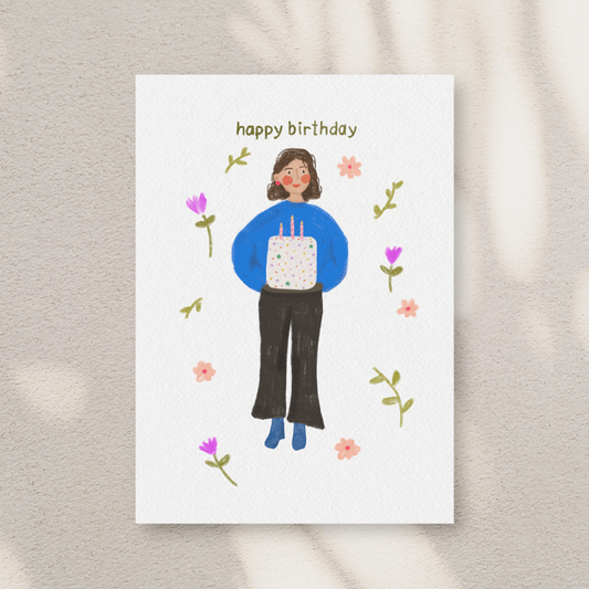 happy birthday greeting card