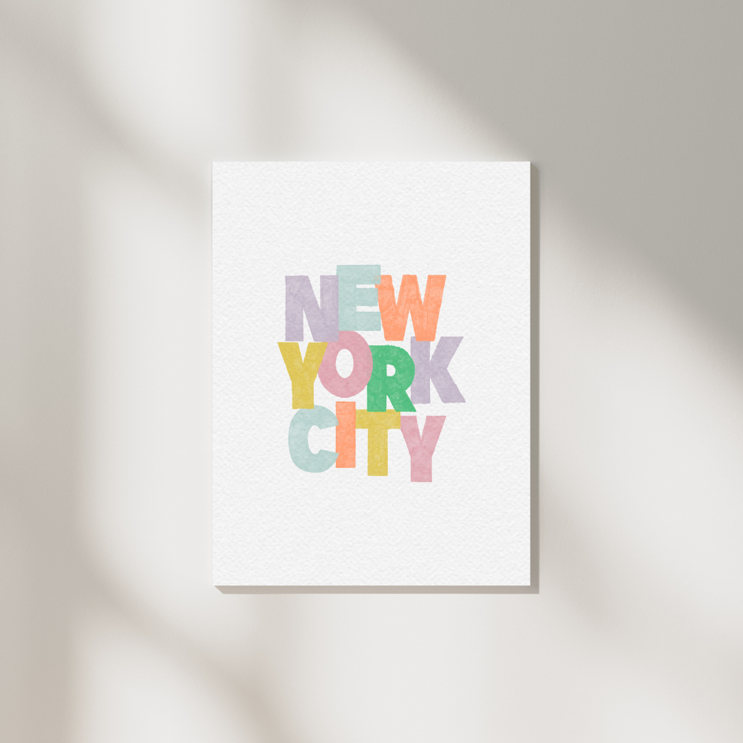 new york city art print