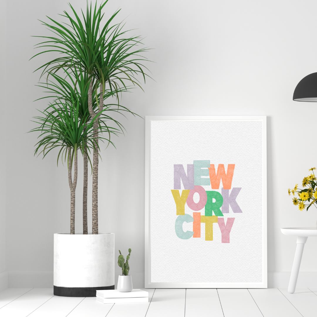 new york city art print