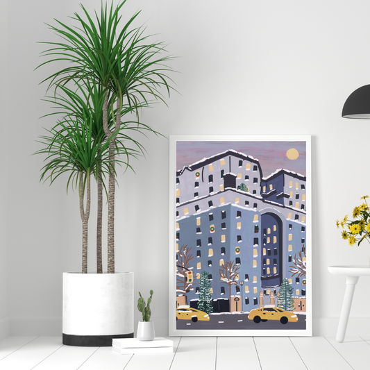 taxi ride art print