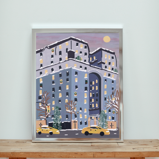 taxi ride art print